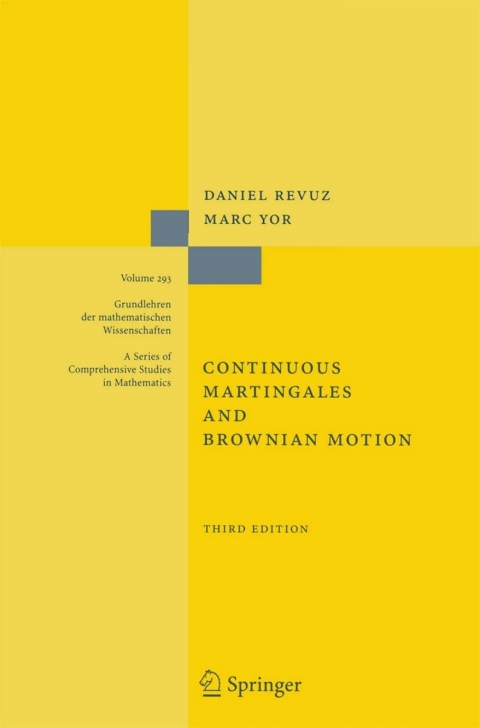 Cover image for book Continuous Martingales and Brownian Motion