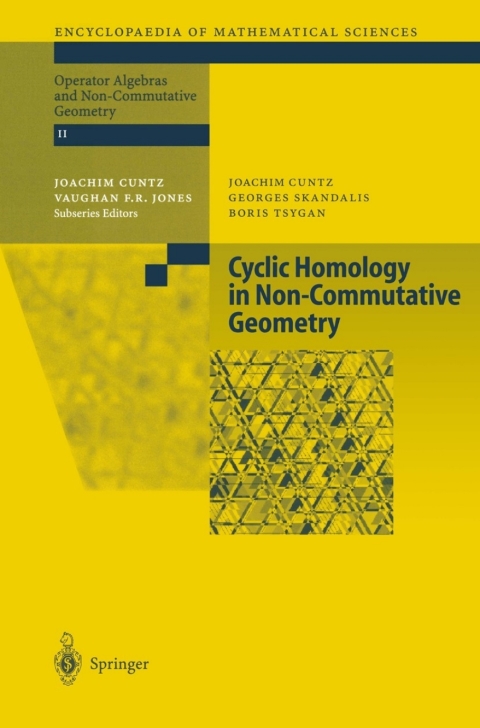 Cover image for book Cyclic Homology in Non-Commutative Geometry