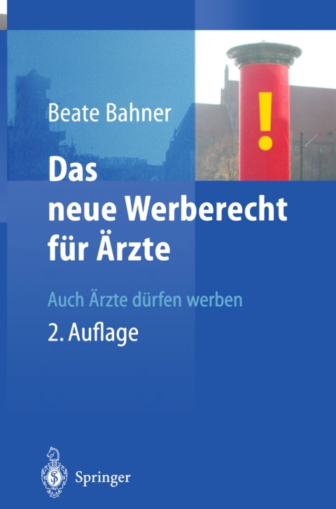 Cover image for book Das neue Werberecht für Ärzte
