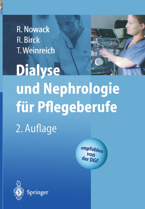 Cover image for book Dialyse und Nephrologie für Pflegeberufe