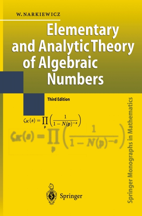 Cover image for book Elementary and Analytic Theory of Algebraic Numbers