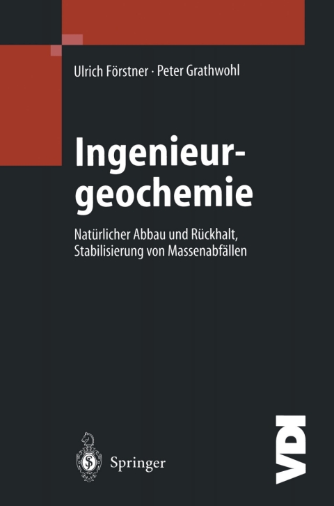 Cover image for book Ingenieurgeochemie