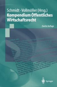 صورة الغلاف: Kompendium Öffentliches Wirtschaftsrecht 2nd edition 9783540140207