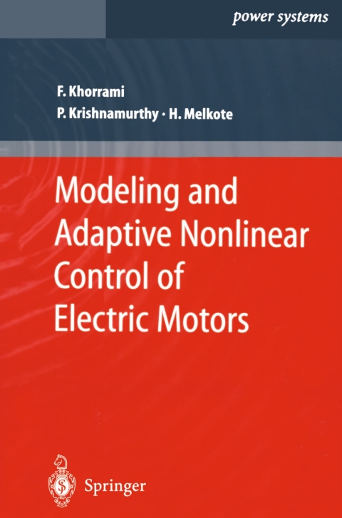 Cover image for book Modeling and Adaptive Nonlinear Control of Electric Motors