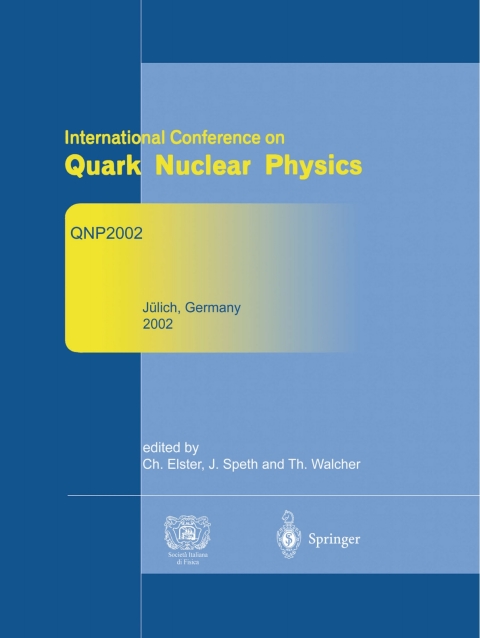 Cover image for book Refereed and selected contributions from International Conference on Quark Nuclear Physics