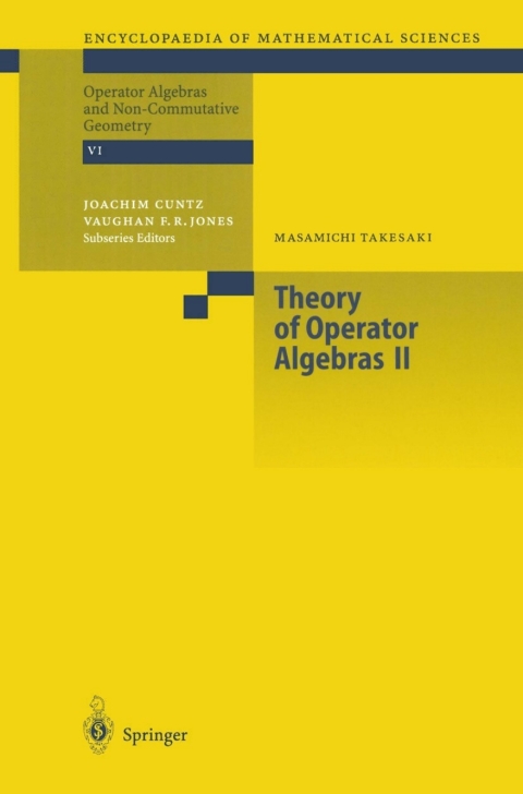 Cover image for book Theory of Operator Algebras II