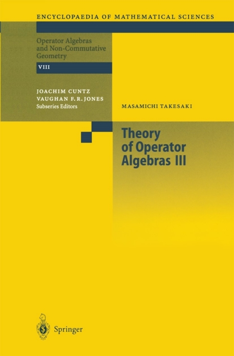 Cover image for book Theory of Operator Algebras III
