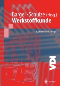 Cover image: Werkstoffkunde 8th edition 9783540401148