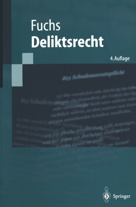 Cover image for book Deliktsrecht