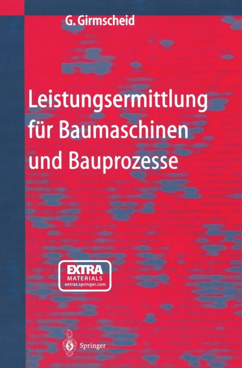 Cover image for book Leistungsermittlung für Baumaschinen und Bauprozesse