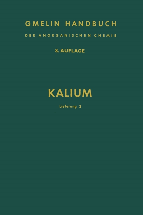 Cover image for book Gmelins Handbuch der Anorganischen Chemie