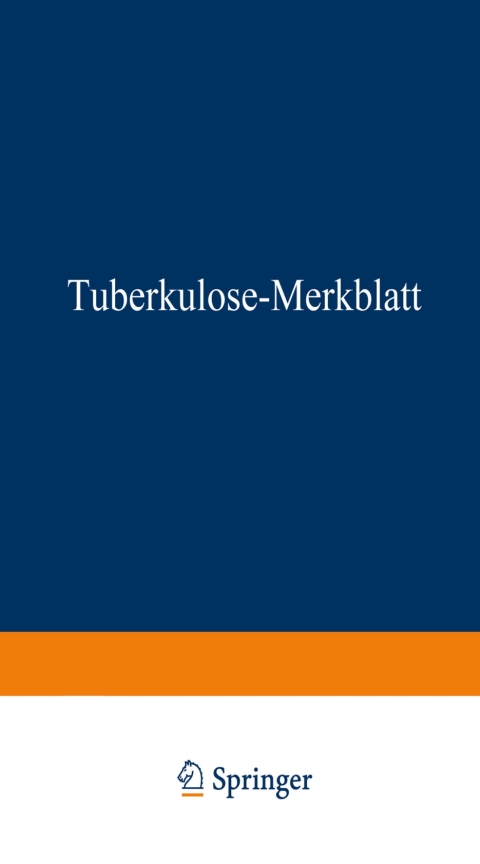 Cover image for book Tuberkulose-Merkblatt