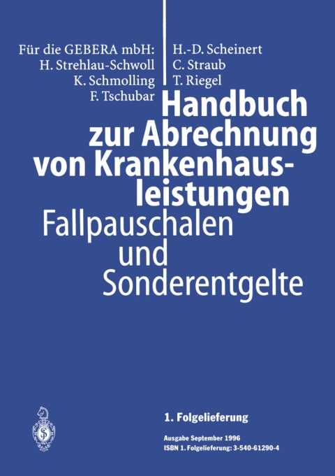 Cover image for book Handbuch zur Abrechnung von Krankenhausleistungen