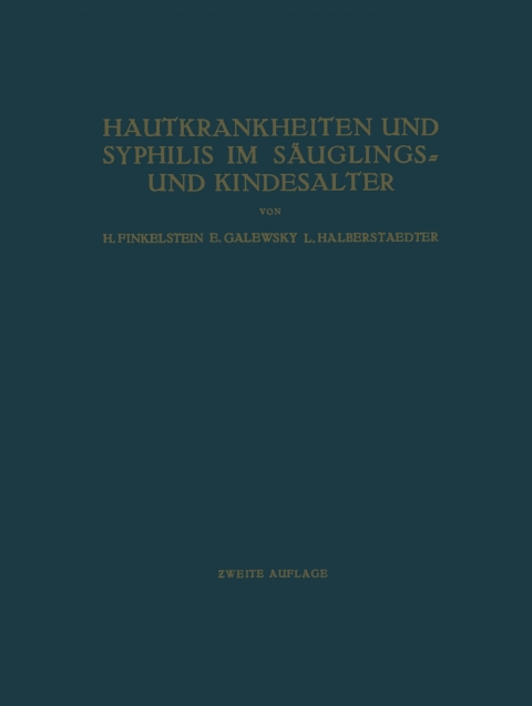 Cover image for book Hautkrankheiten und Syphilis im Säuglings- und Kindesalter