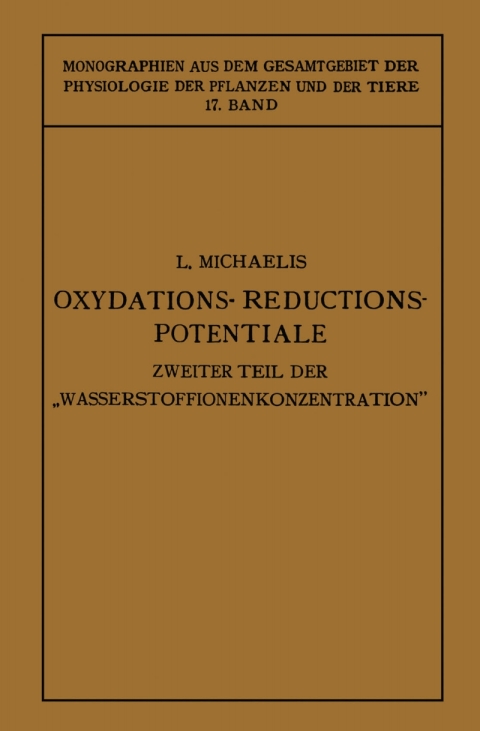 Cover image for book Oxydations-Reductions-Potentiale