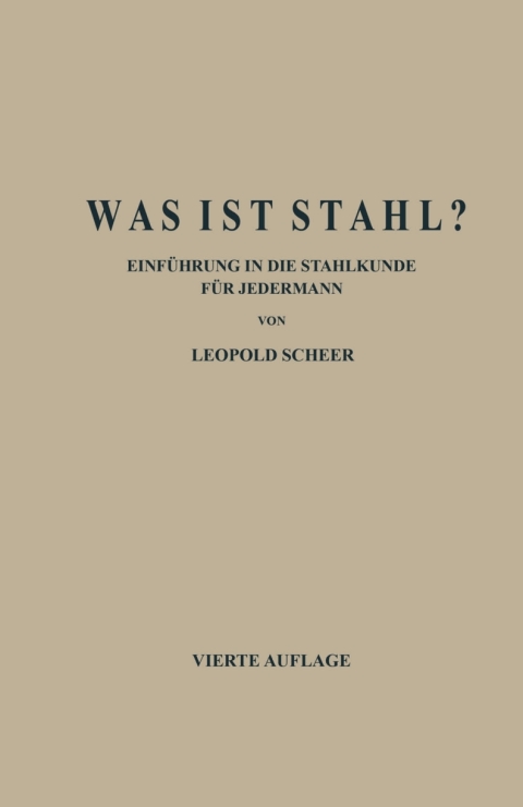 Cover image for book Was ist Stahl?