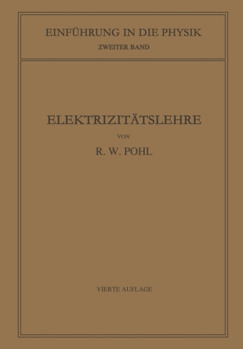 Cover image for book Einführung in die Elektrizitätslehre
