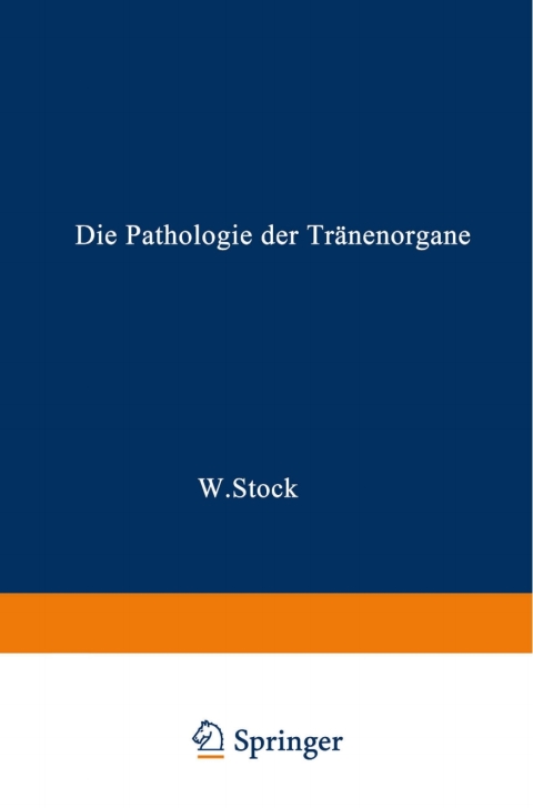 Cover image for book Die Pathologie der Tränenorgane