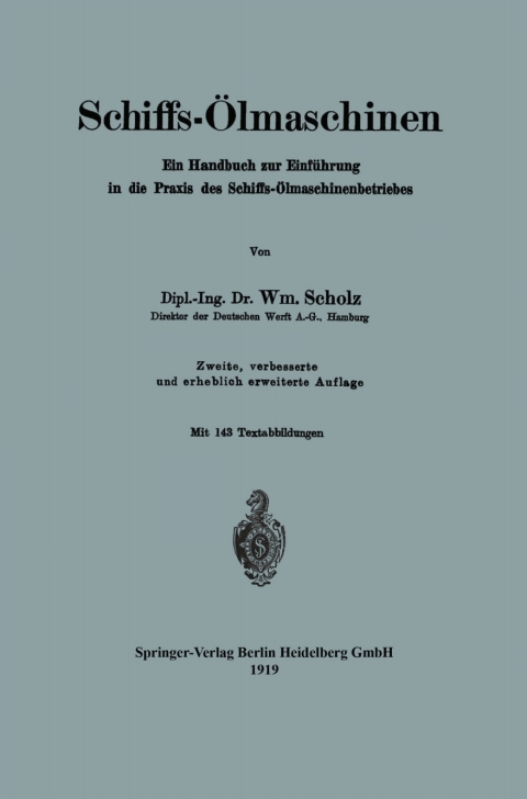 Cover image for book Schiffs-Ölmaschinen