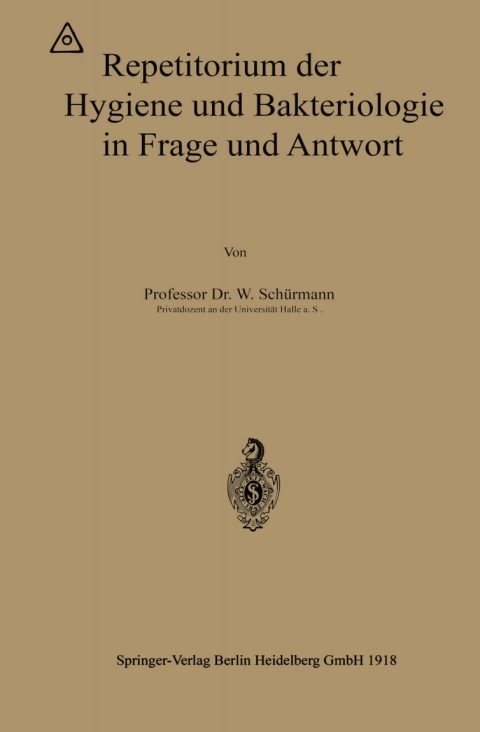 Cover image for book Repetitorium der Hygiene und Bakteriologie in Frage und Antwort