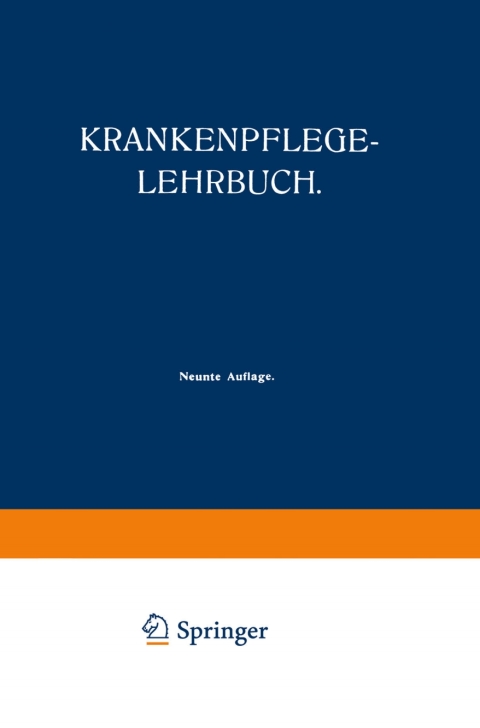 Cover image for book Krankenpflegelehrbuch