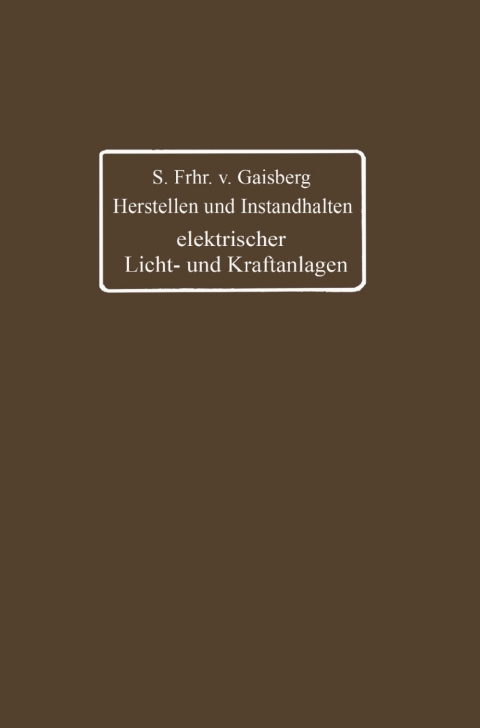 Cover image for book Herstellen und Instandhalten elektrischer Licht- und Kraftanlagen