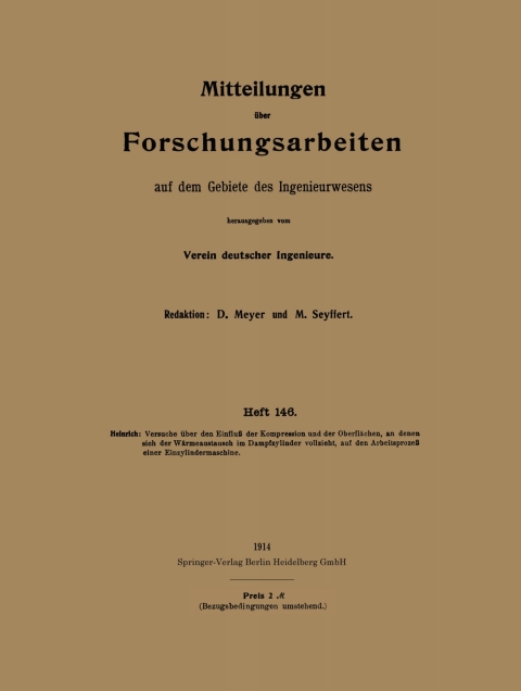 Cover image for book Mitteilungen über Forschungsarbeiten auf dem Gebiete des Ingenieurwesens