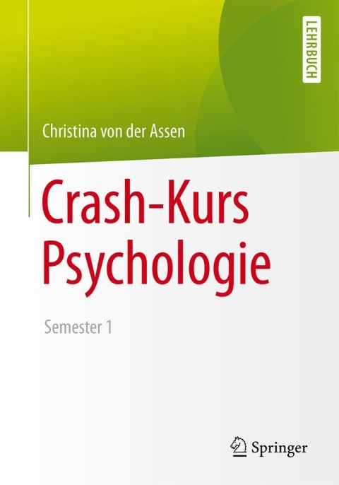 Cover image for book Crash-Kurs Psychologie
