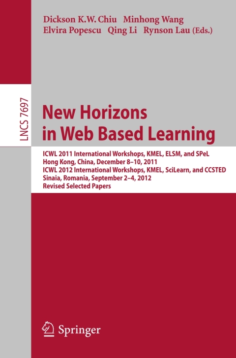 Cover image for book New Horizons in Web Based Learning