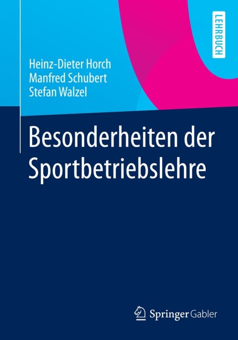 Besonderheiten der Sportbetriebslehre 