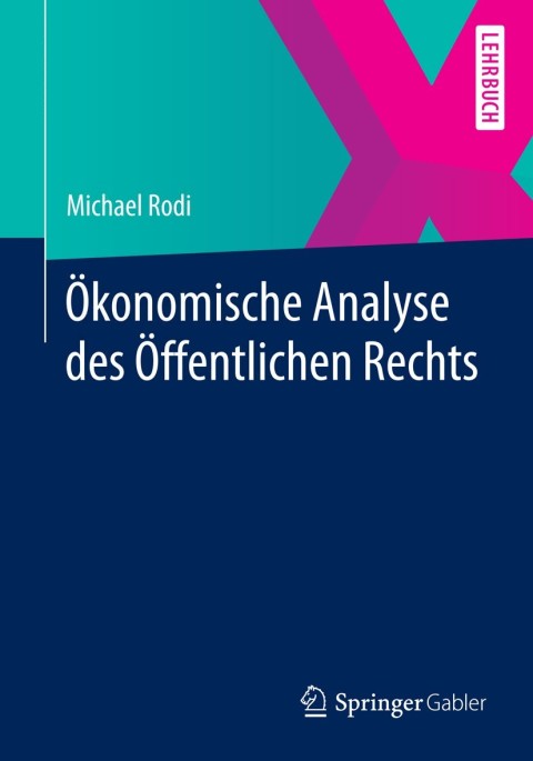 Cover image for book Ökonomische Analyse des Öffentlichen Rechts