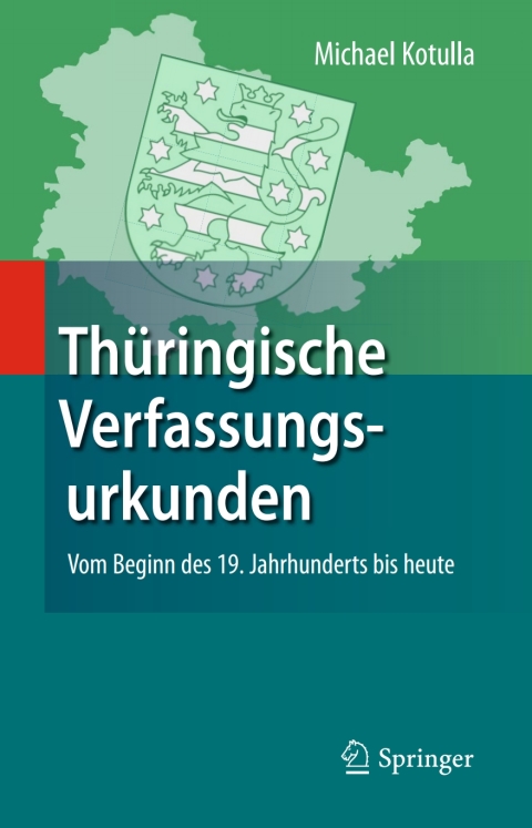 Cover image for book Thüringische Verfassungsurkunden