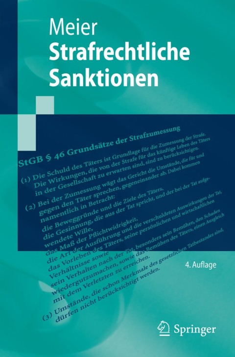 Cover image for book Strafrechtliche Sanktionen