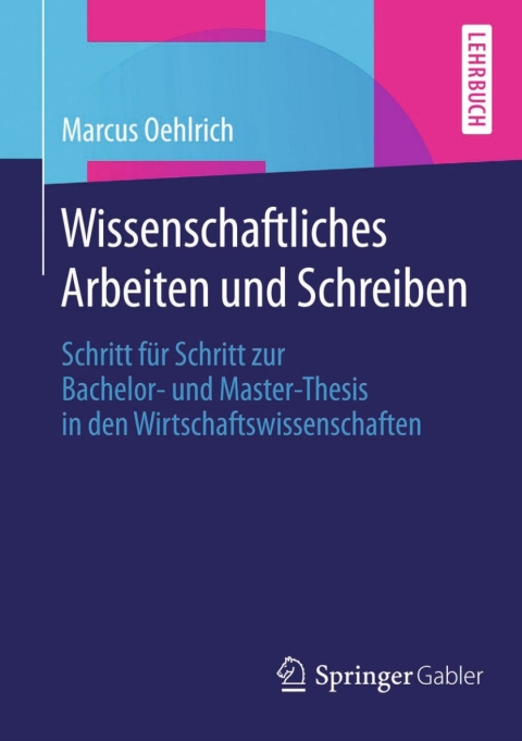 Cover image for book Wissenschaftliches Arbeiten und Schreiben
