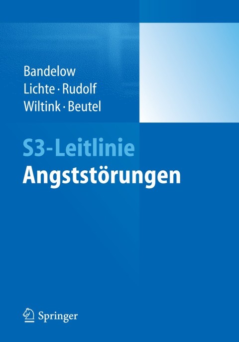 Cover image for book S3-Leitlinie Angststörungen
