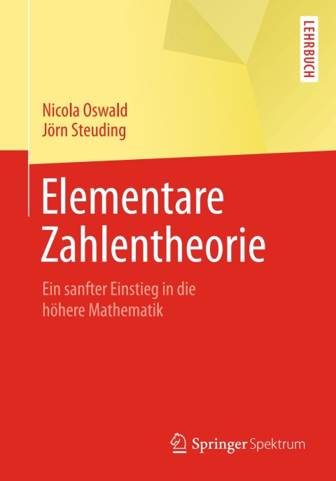Cover image for book Elementare Zahlentheorie