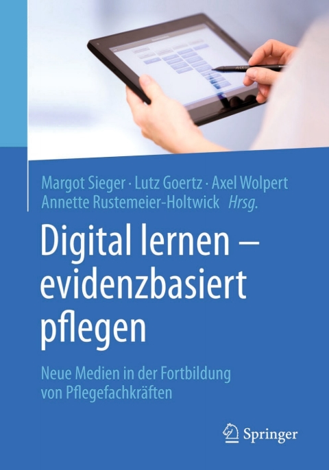 Cover image for book Digital lernen - evidenzbasiert pflegen