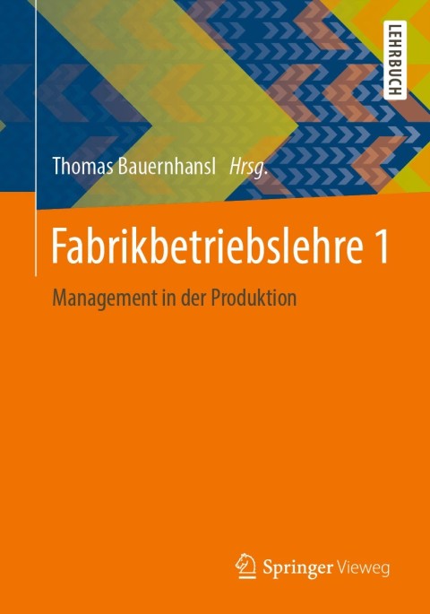 Cover image for book Fabrikbetriebslehre 1