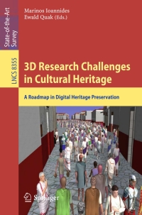 Cover image: 3D Research Challenges in Cultural Heritage 9783662446294