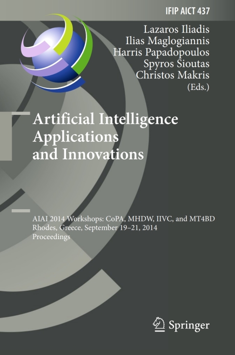 Cover image for book Artificial Intelligence Applications and Innovations