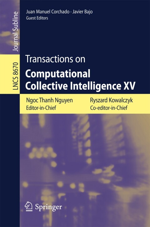 Cover image for book Transactions on Computational Collective Intelligence XV