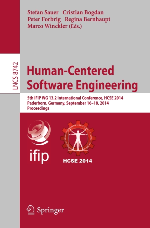 Cover image for book Human-Centered Software Engineering