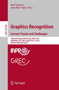 Cover image: Graphics Recognition. Current Trends and Challenges 9783662448533