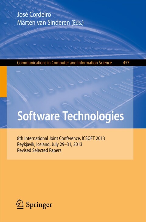 Cover image for book Software Technologies