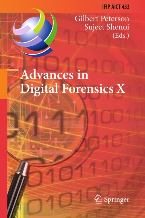 Cover image for book Advances in Digital Forensics X