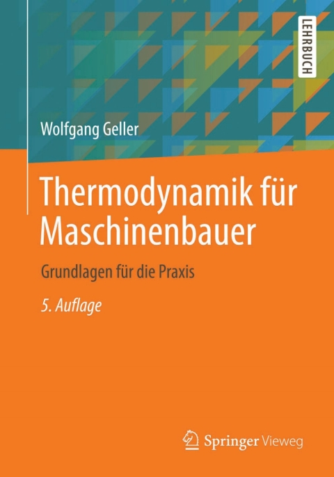 Cover image for book Thermodynamik für Maschinenbauer
