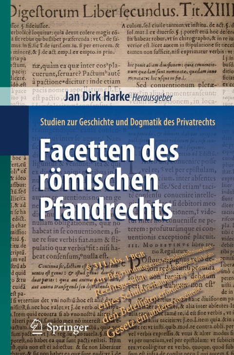 Cover image for book Facetten des römischen Pfandrechts