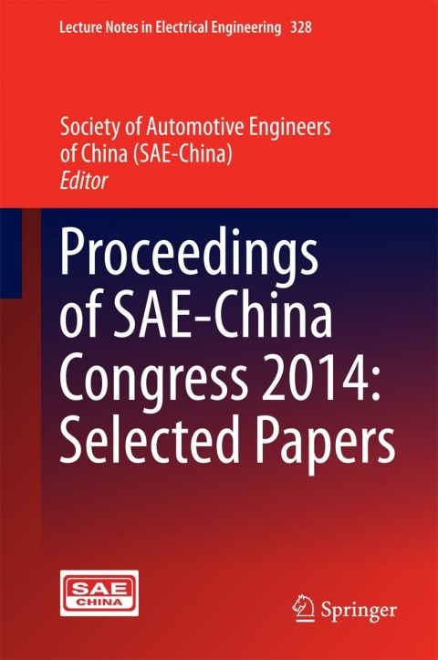 Cover image for book Proceedings of SAE-China Congress 2014: Selected Papers