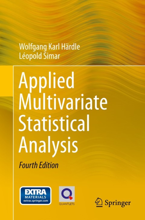 Cover image for book Applied Multivariate Statistical Analysis