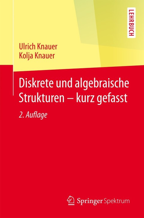 Cover image for book Diskrete und algebraische Strukturen - kurz gefasst
